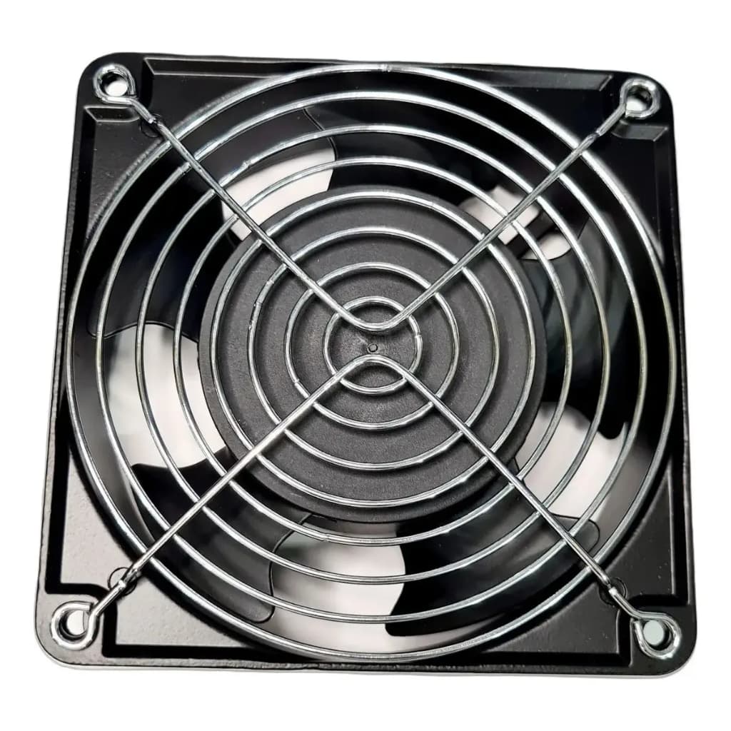 Micro Ventilador com Grade Metálica 120x120 Bivolt Fan Cooler Ventoinha 120x120x38 110/220V TSAR