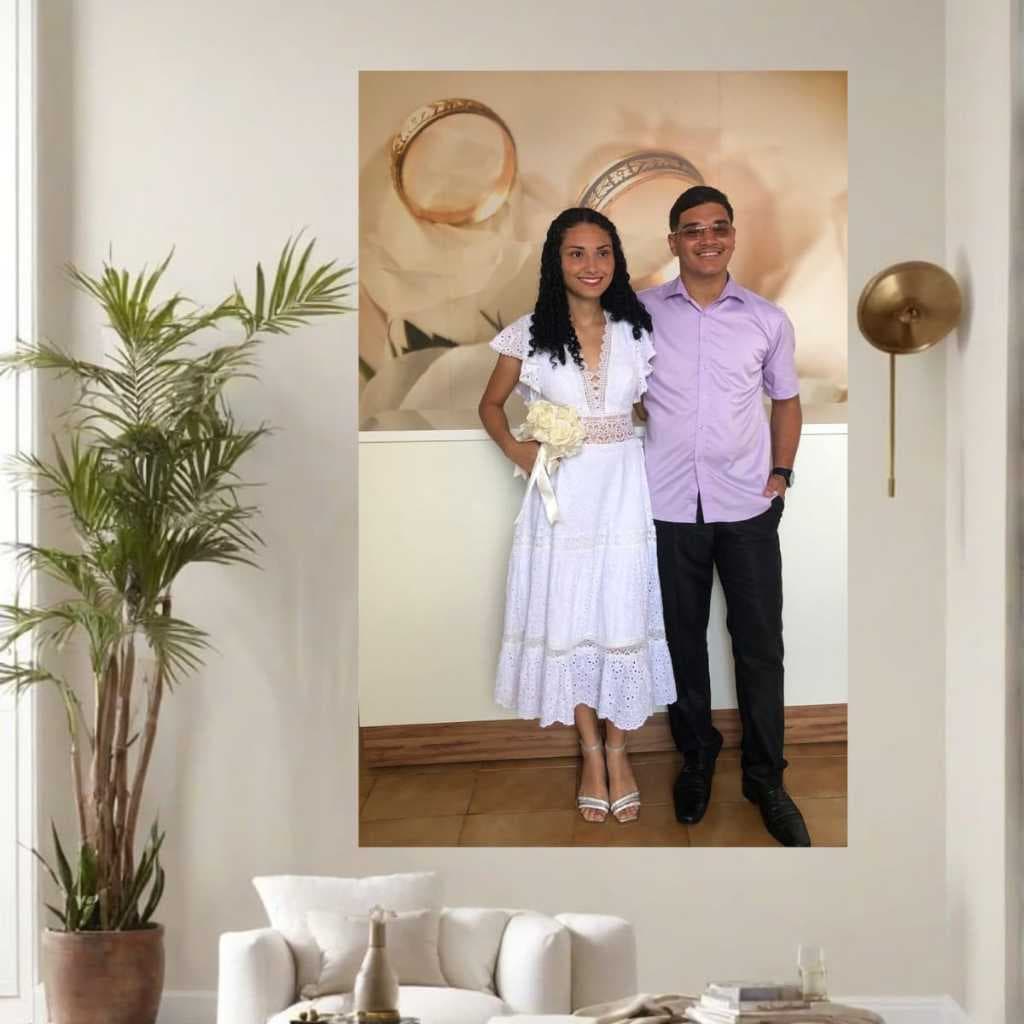 quadro decorativo 1 peça  90x70 personalizado com imagem foto para sala quarto