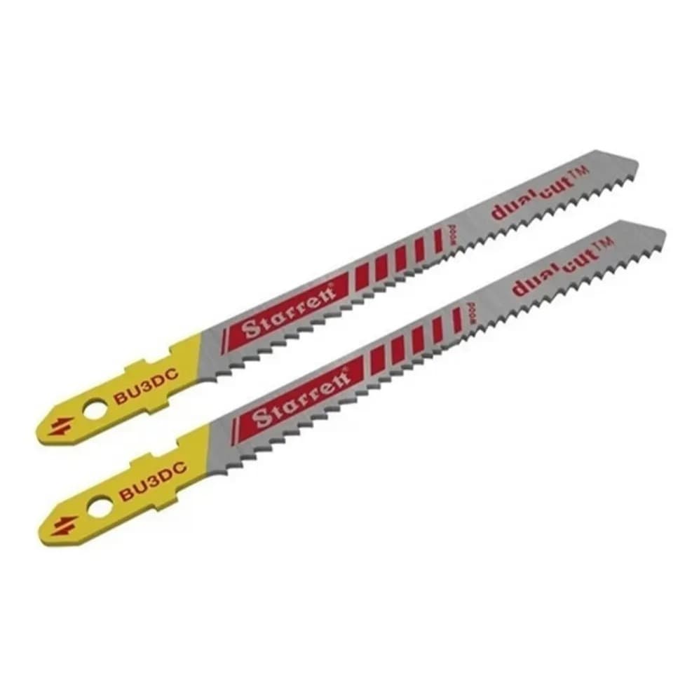 Lâmina Serra Tico Tico com 2 unidades Bi Metal 75Mm Corte Reto Starrett