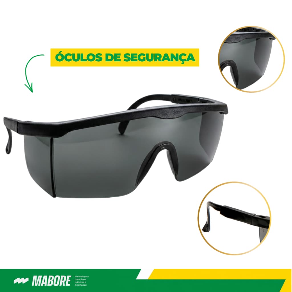 Óculos de Segurança Fumê Modelo Rio de Janeiro Proteplus Imperial 287.0002 EPI
