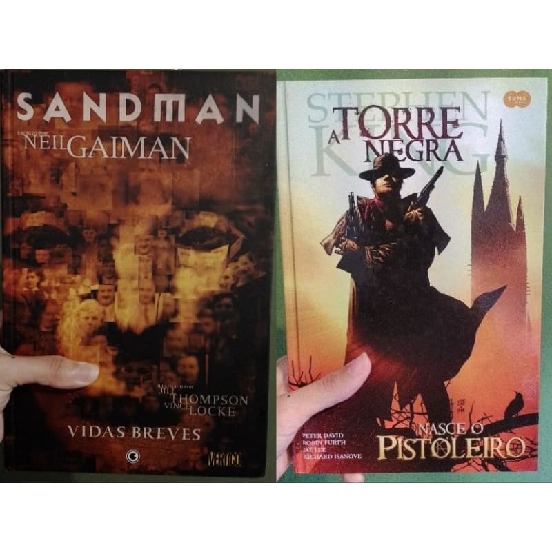 Lote HQs: Sandman Vidas Breves (Neil Gaiman)+ A Torre Negra (Stephen King)​​