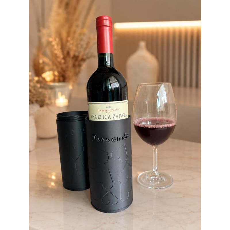 Porta Vinho Personalizado Elegante | Caixa Presente Sofisticado