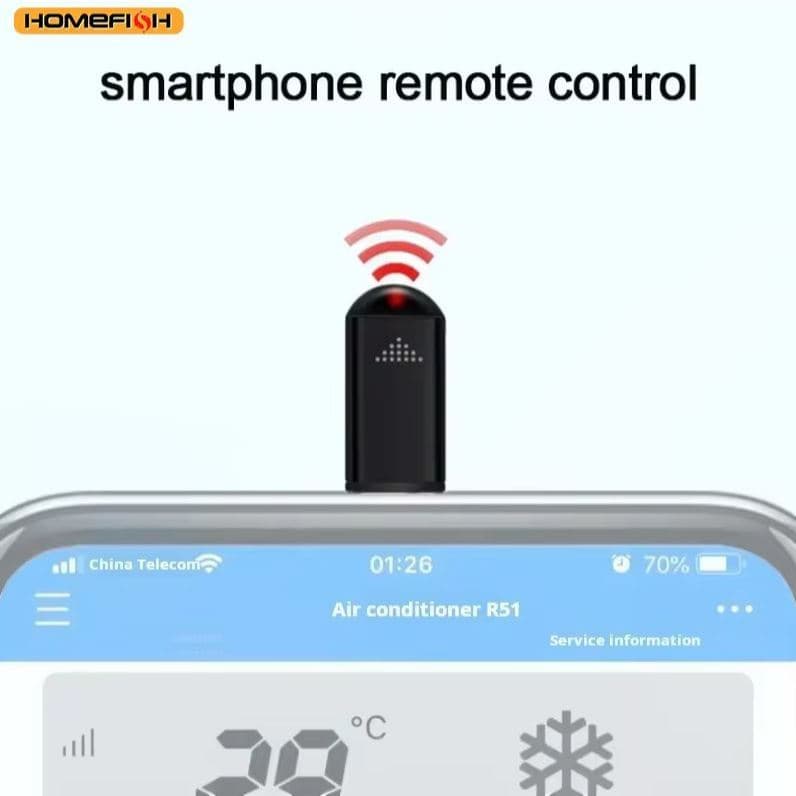 Transmissor Infravermelho Tipo C para Smartphone - Controle por Aplicativo Inteligente