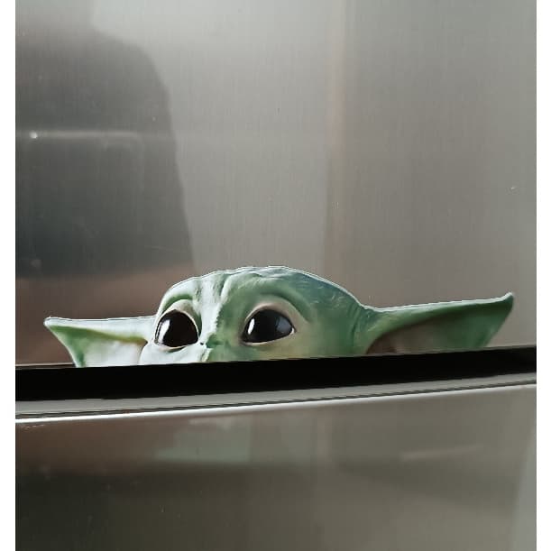 Ima de Geladeira Mini Baby Yoda Star Wars