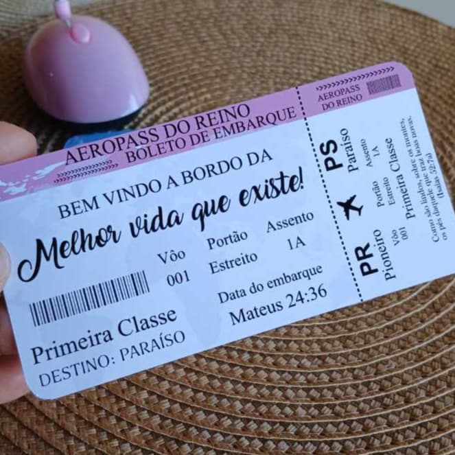 Cartão Viagem Passagem Bilhete Pioneiros Regulares  - Kit com 30 a 50 cartões