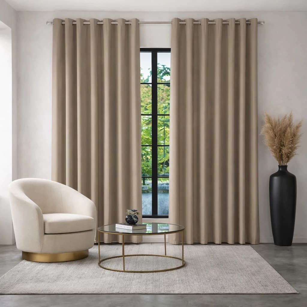Cortina Microfibra Para Sala e Quarto – Várias Cores e Tecido Premium
