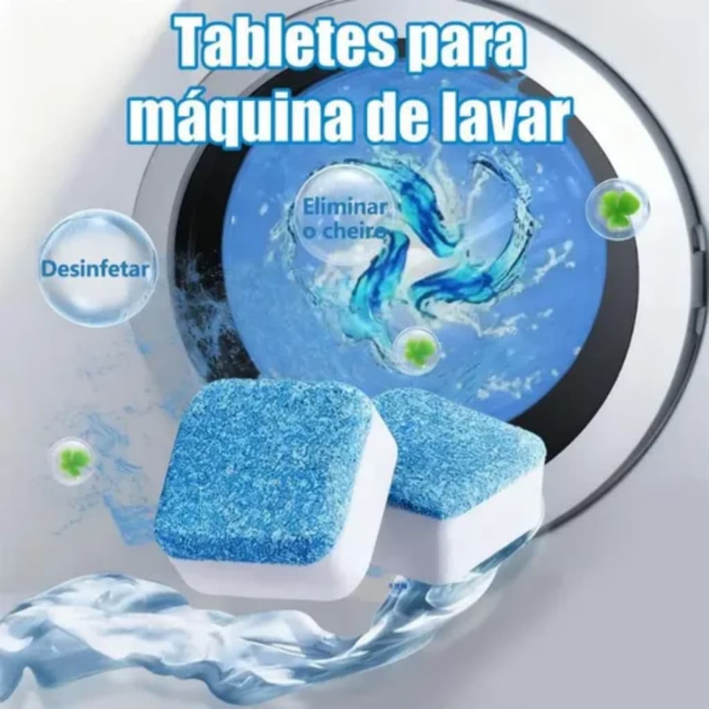 Pastilha Limpar Máquina de Lavar Pastilhas de Limpeza Para Máquina de Lavar Maquina de Lavar Roupa