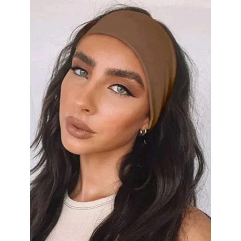 Faixa Bandana Turbante tecido liso feminino Adulto