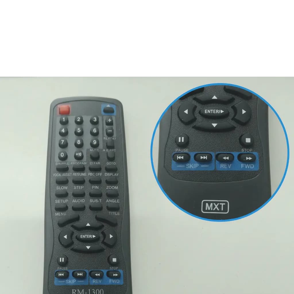 controle Remoto Dvd Sva Mxt Rm-1300 / D1800 / D1000