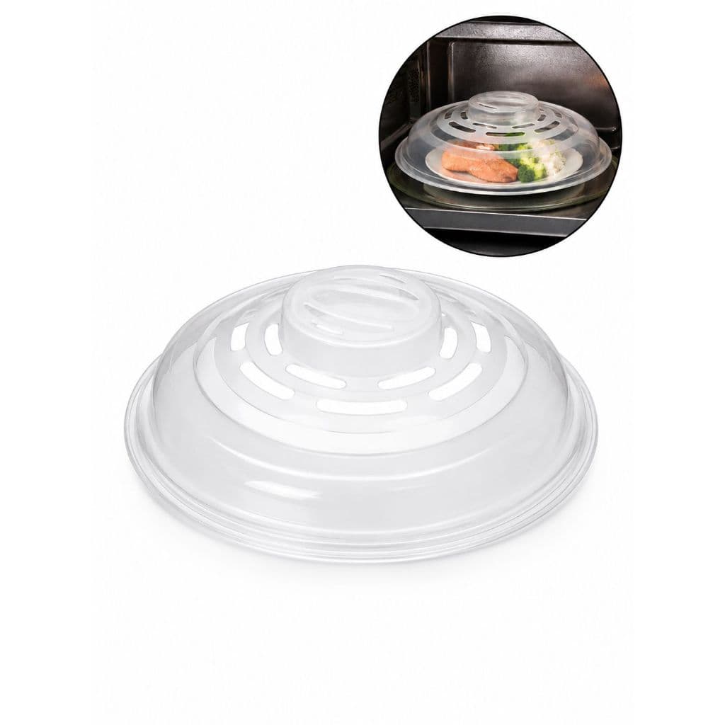 Tampa Para Microondas Protetora De Alimentos Anti Respingo Plástico Transparente,Livre De BPA,Saída De Vapor