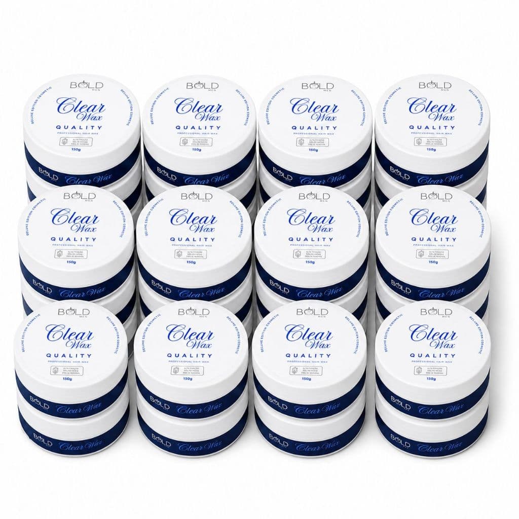 24x FARDO CERA MODELADORA EFEITO BRILHO  BOLD MEN 150G