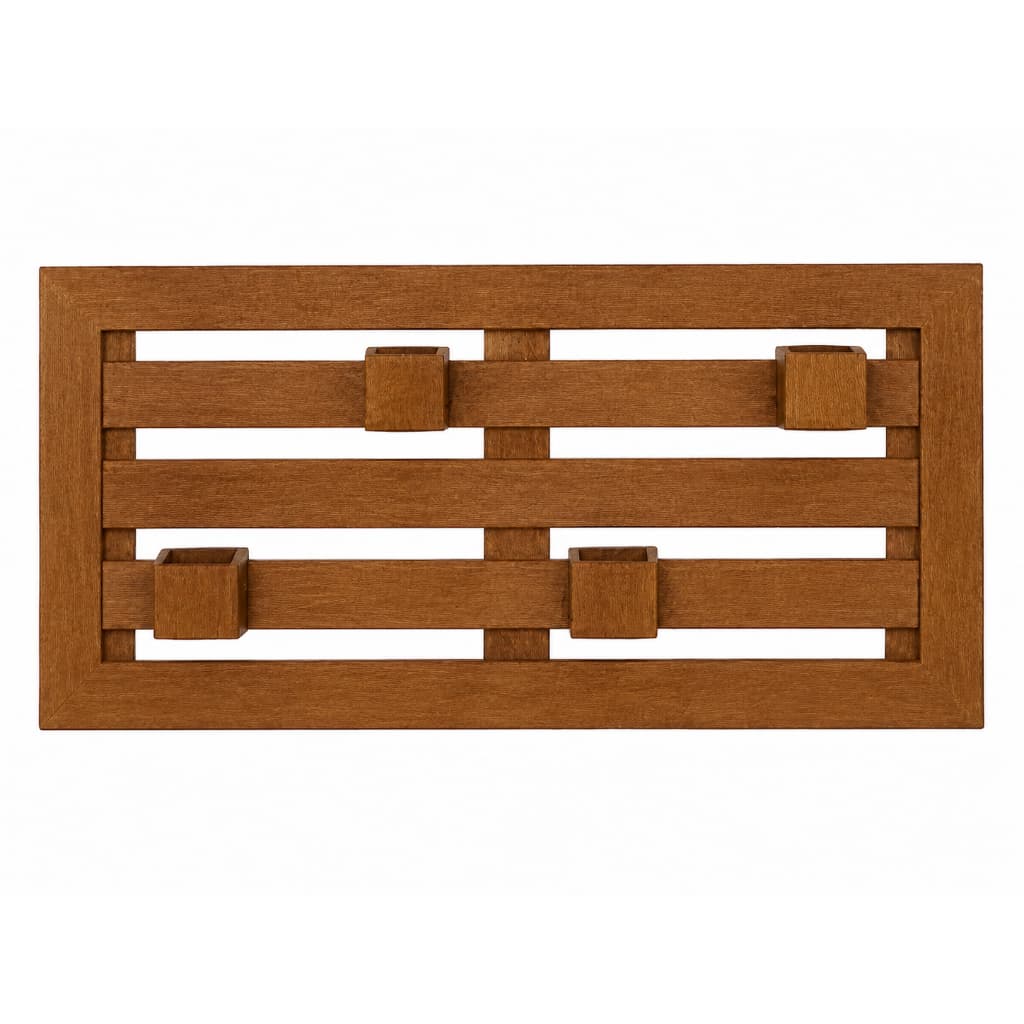 Floreira Horizontal - com 4 cachepot - 1200x600mm