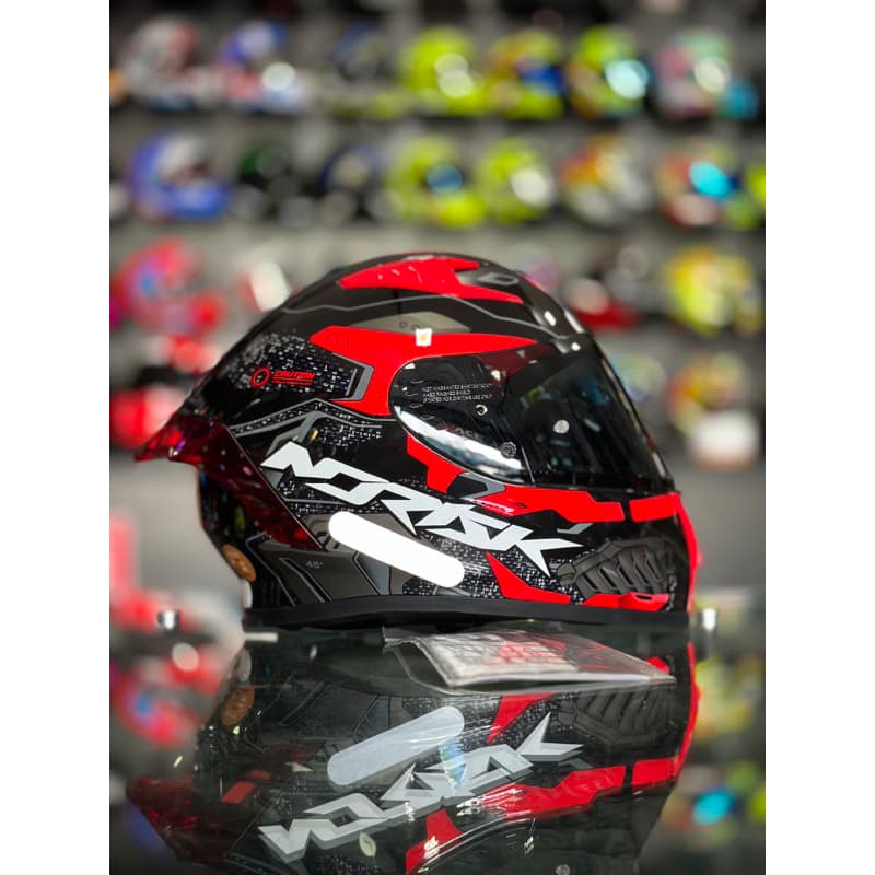 CAPACETE NORISK FLOW ROBOT PRETO ( 2 VISEIRAS )