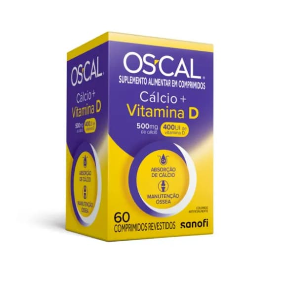 Oscal D 60 Comprimidos  500mg+400ui
