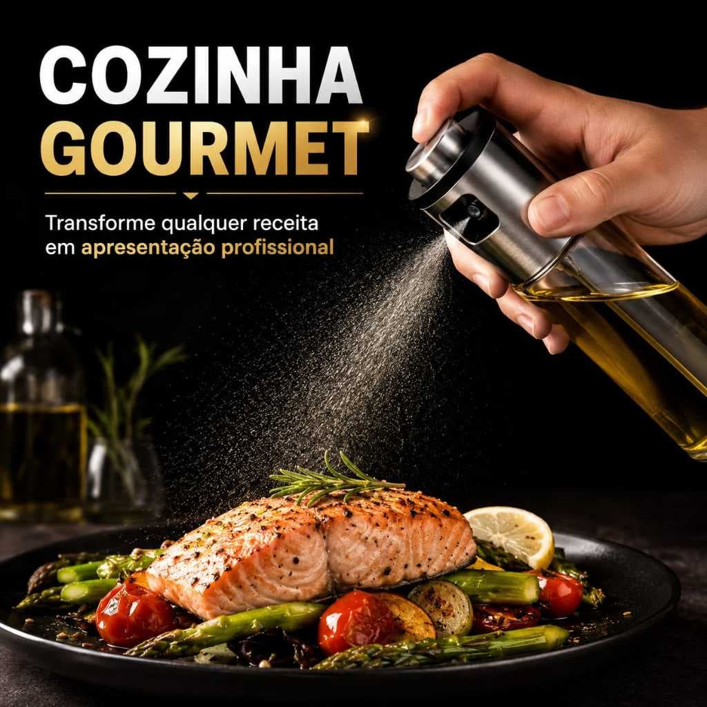 Galheteiro Spray Vidro 200ml Pulverizador Azeite Óleo Vinagre Gourmet Cozinha