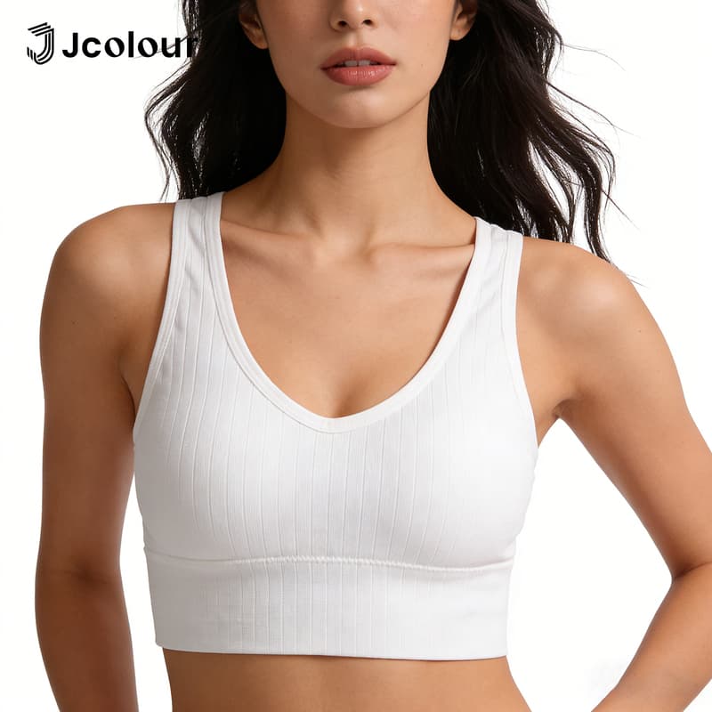 Kit 2 Sutia Top com bojo Sem Costura Confortavel Fitness e Academia Cores sortidas