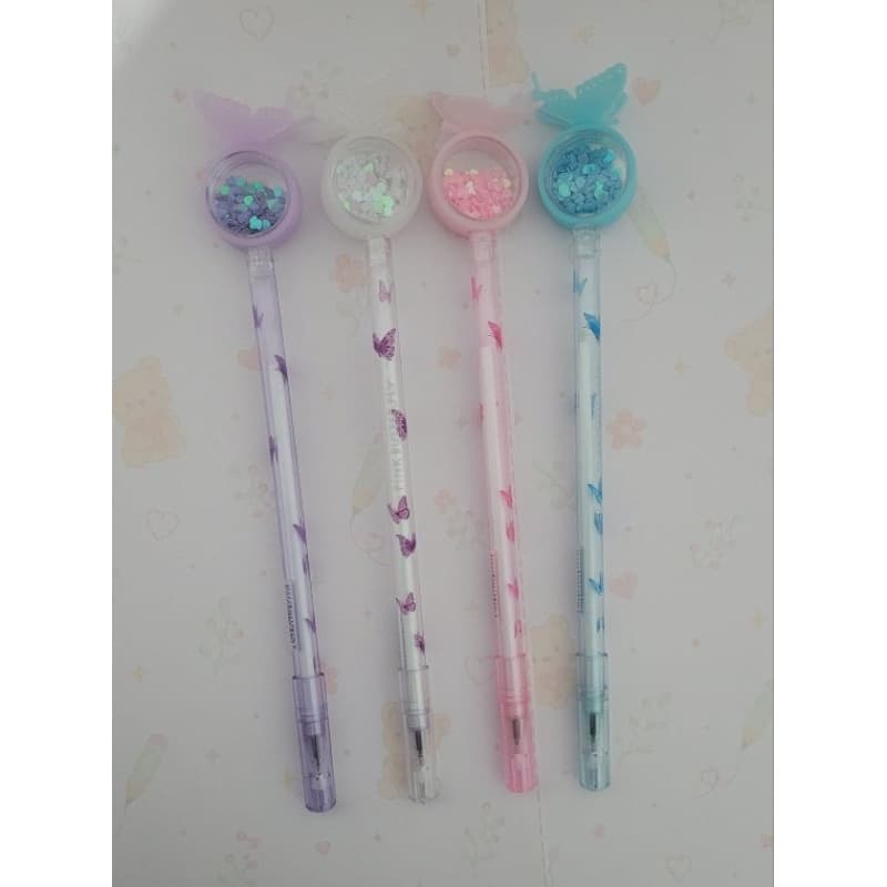Caneta Gel Ponta Fina Kit com 4 e 8 Canetas Fofas Kawaii
