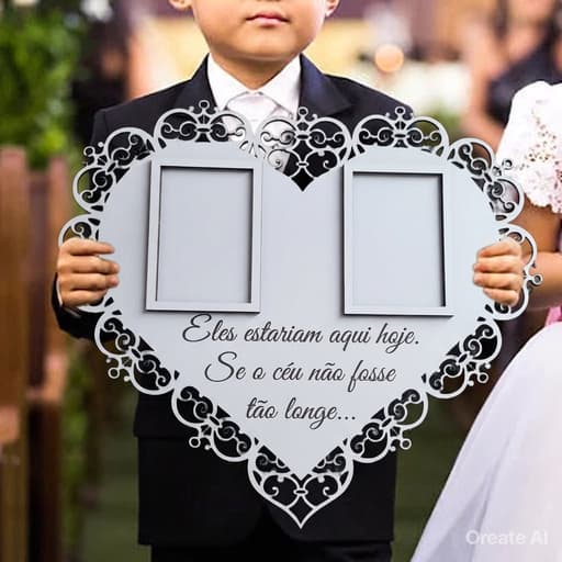 Placa Casamento para Homenagem Noiva com Espaço de Foto 2 e 1 Quadro Decoração Entrada de Casamento Tamanho 52x46cm MDF