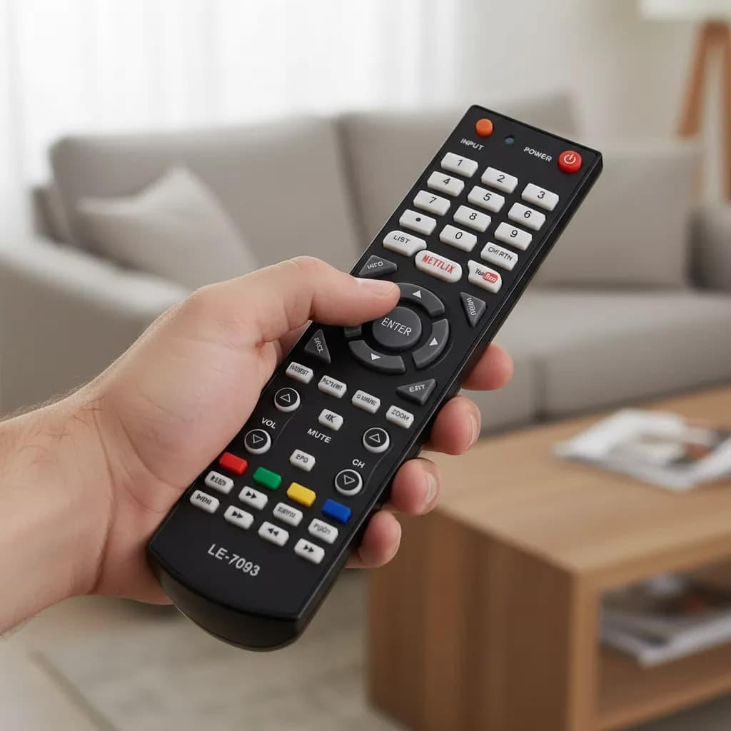 Controle Remoto Compatível Tv Smart Semp Toshiba Le-7093