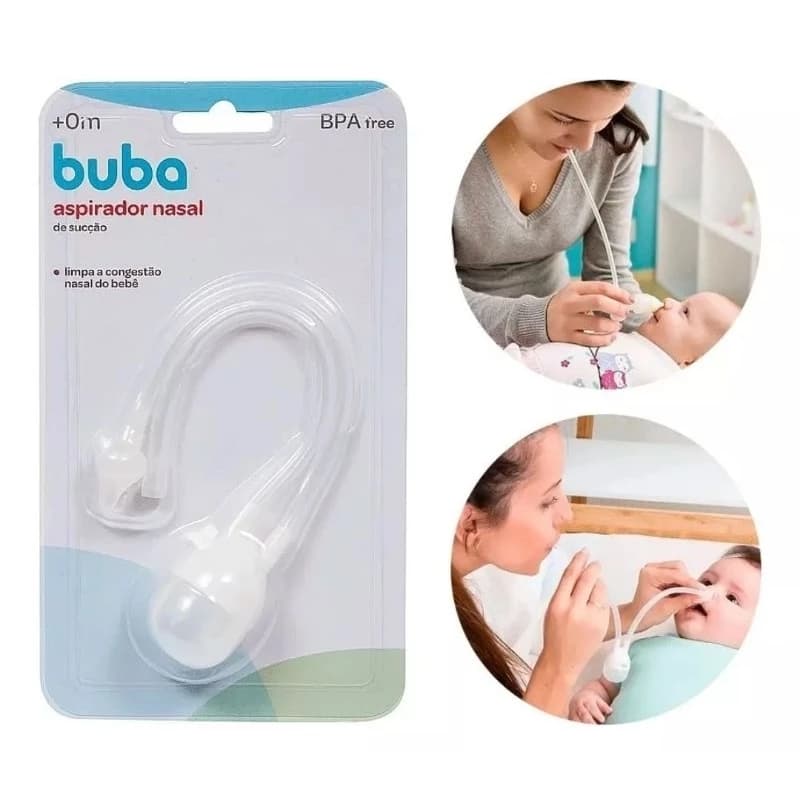 Aspirador Sugador nasal para bebês/ sugador catarro para bebês Buba