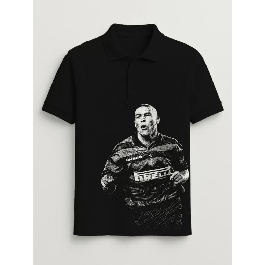 Camiseta Polo Ronaldo 100% Algodão Leve Respirável - Envio Rápido