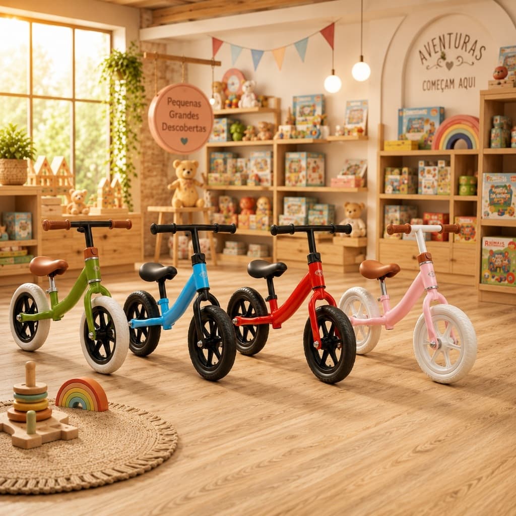 Bicicleta De Equilíbrio Infantil Bike Aro 12 Sem Pedal Brinquedo Para Bebe e Criança Meninos E Meninas