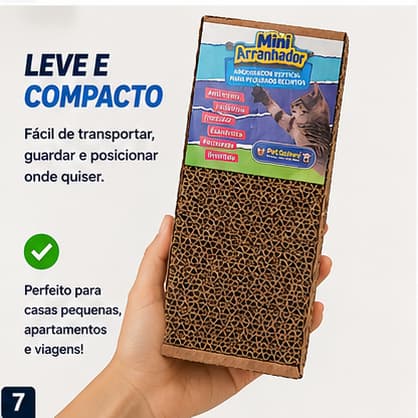 Mini arranhador para gatos- antistress.