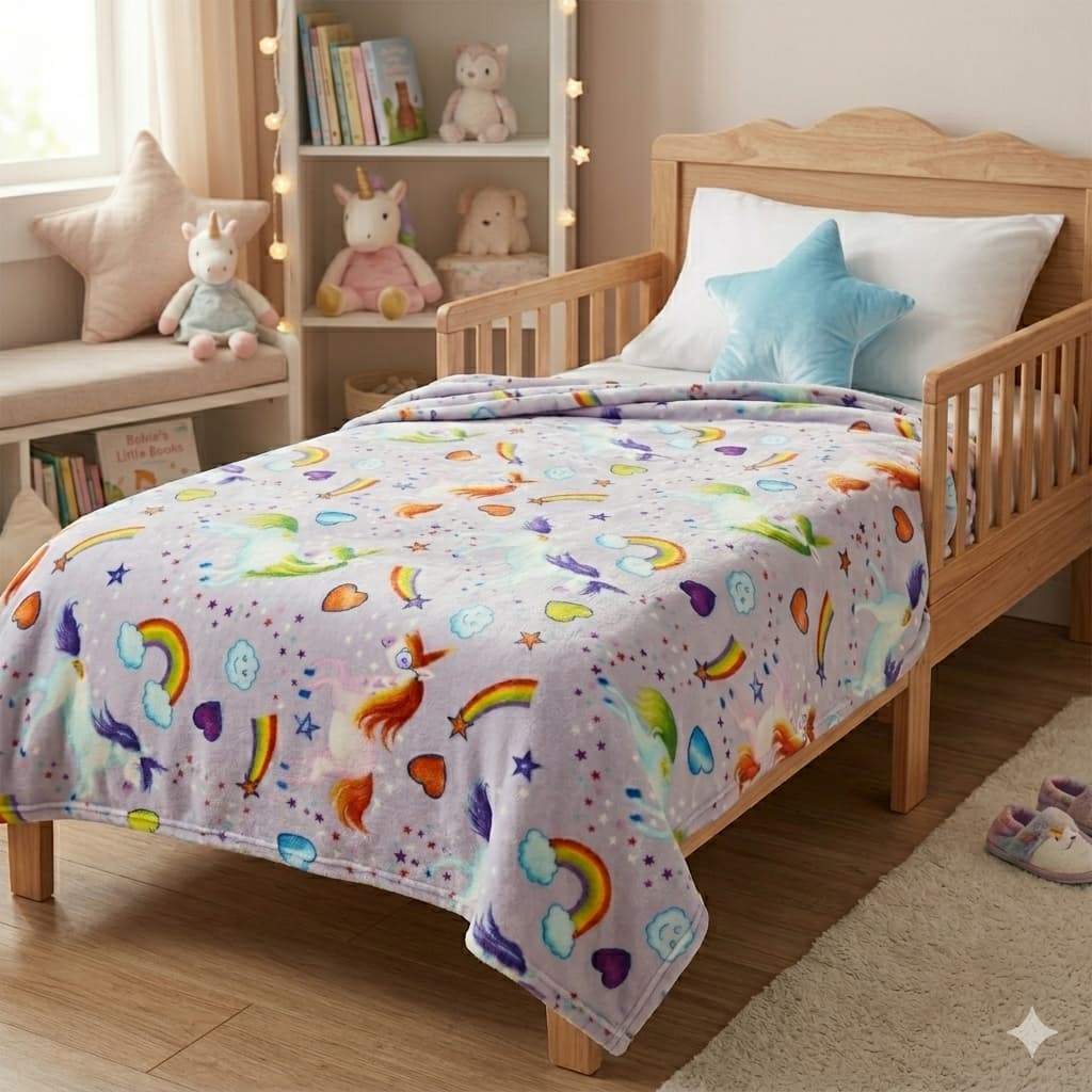 Manta Cobertor Solteiro Estampado Fleece Extra Macio 1,8mx2,0m