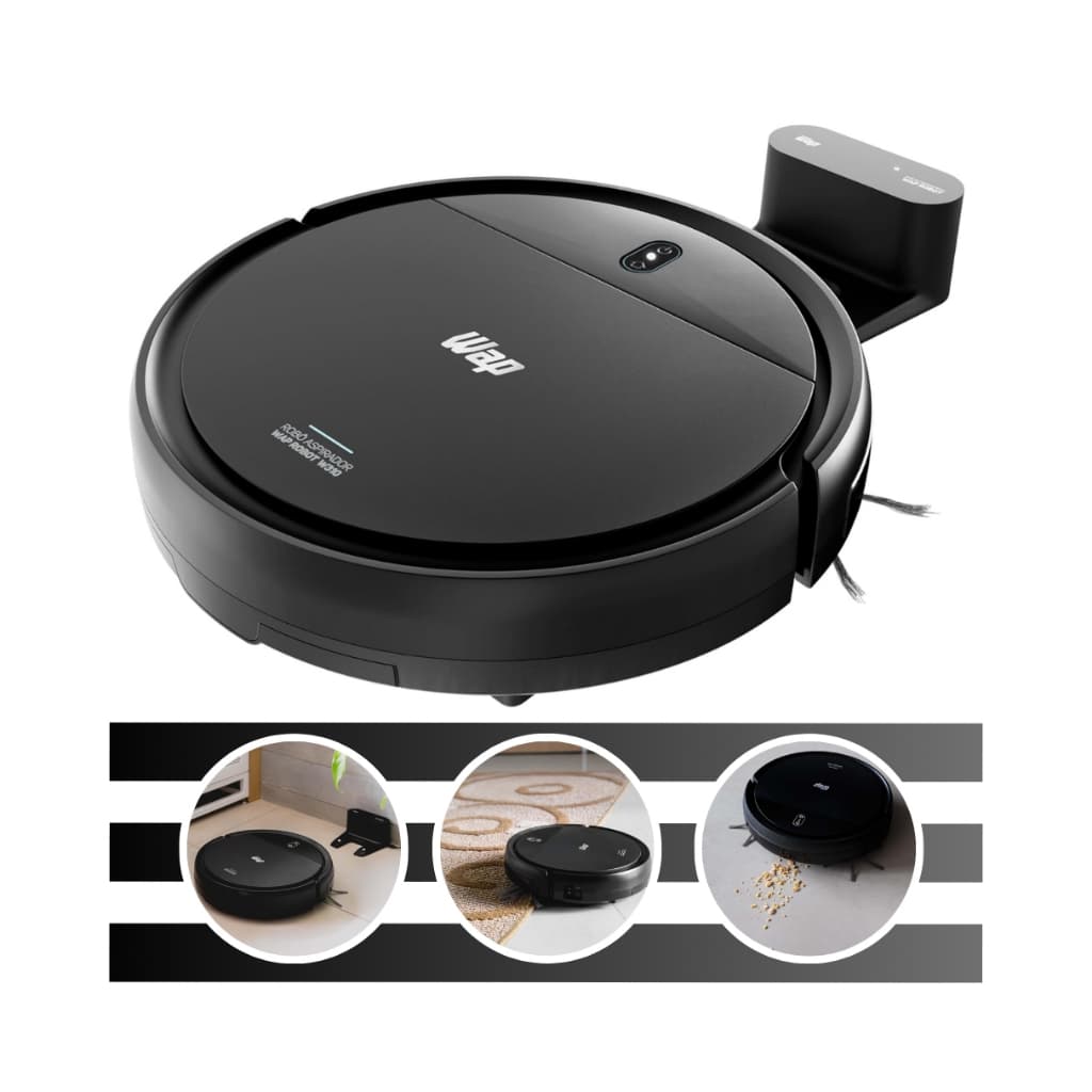 Robô Aspirador De Pó Com Potência de 30w Robot W310 Anticolisão Wap