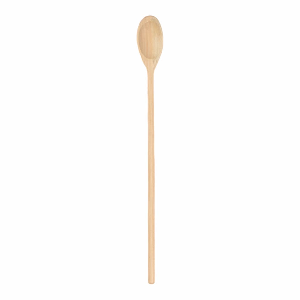 Colher de Pau Grande 80cm Madeira Reforçada Cozinha Industrial Panela Grande Mexer Doce Resistente