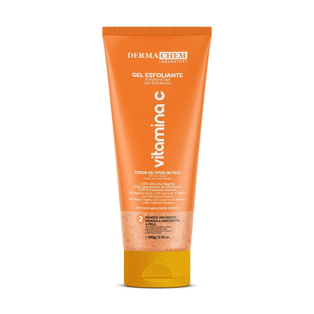 Gel Esfoliante Facial Vitamina C 100ml Dermachem