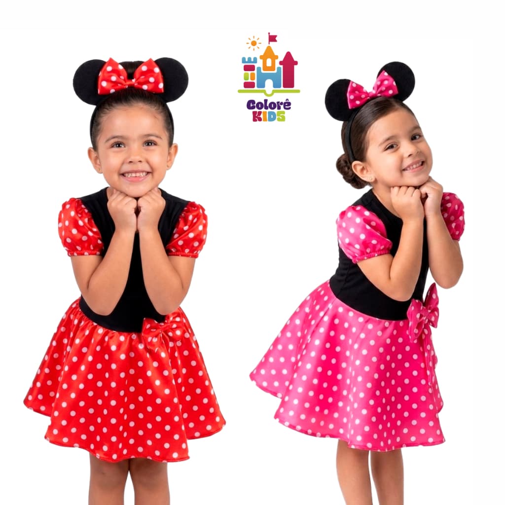Fantasia Minnie Mouse Disney Infantil