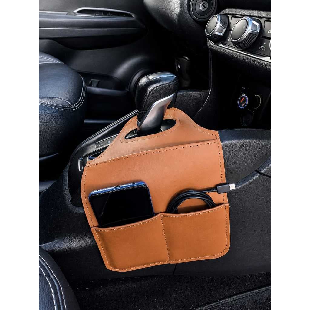 Porta Lixeira Automotivo (UNIVERSAL) Porta lixo para Carro/com Chaveiro brinde