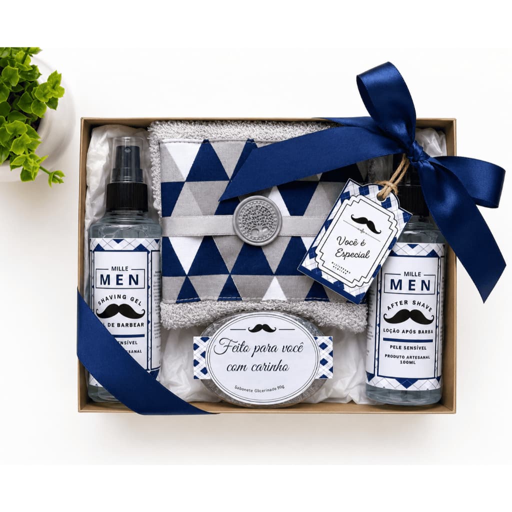 Kit Presente para Pessoas Especiais - Cuidados para Barba, Pele e Estilo | Masculino
