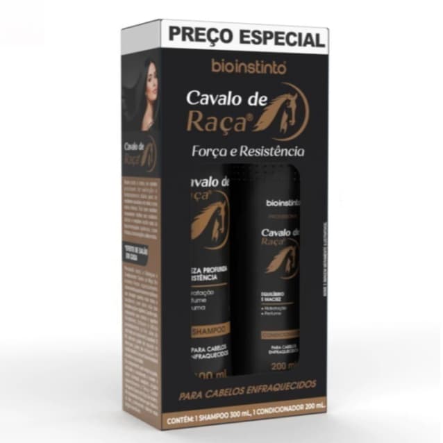 Kit Cavalo de Raça Bio Instinto 2 Itens (6 KITS OU 12 KITS)