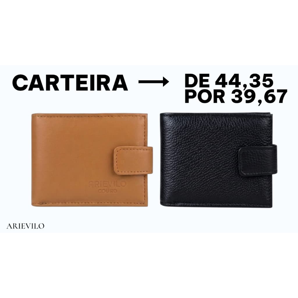 CARTEIRA MASCULINA PREMIUM RESISTENTE E DURÁVEL