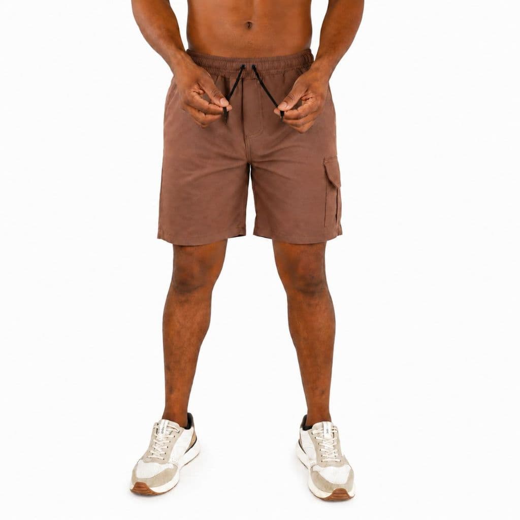 Short Cargo Masculina Streetwear ACIMA DO JOELHO Casual Bolsos Laterais Estilo Mauricinho Premium