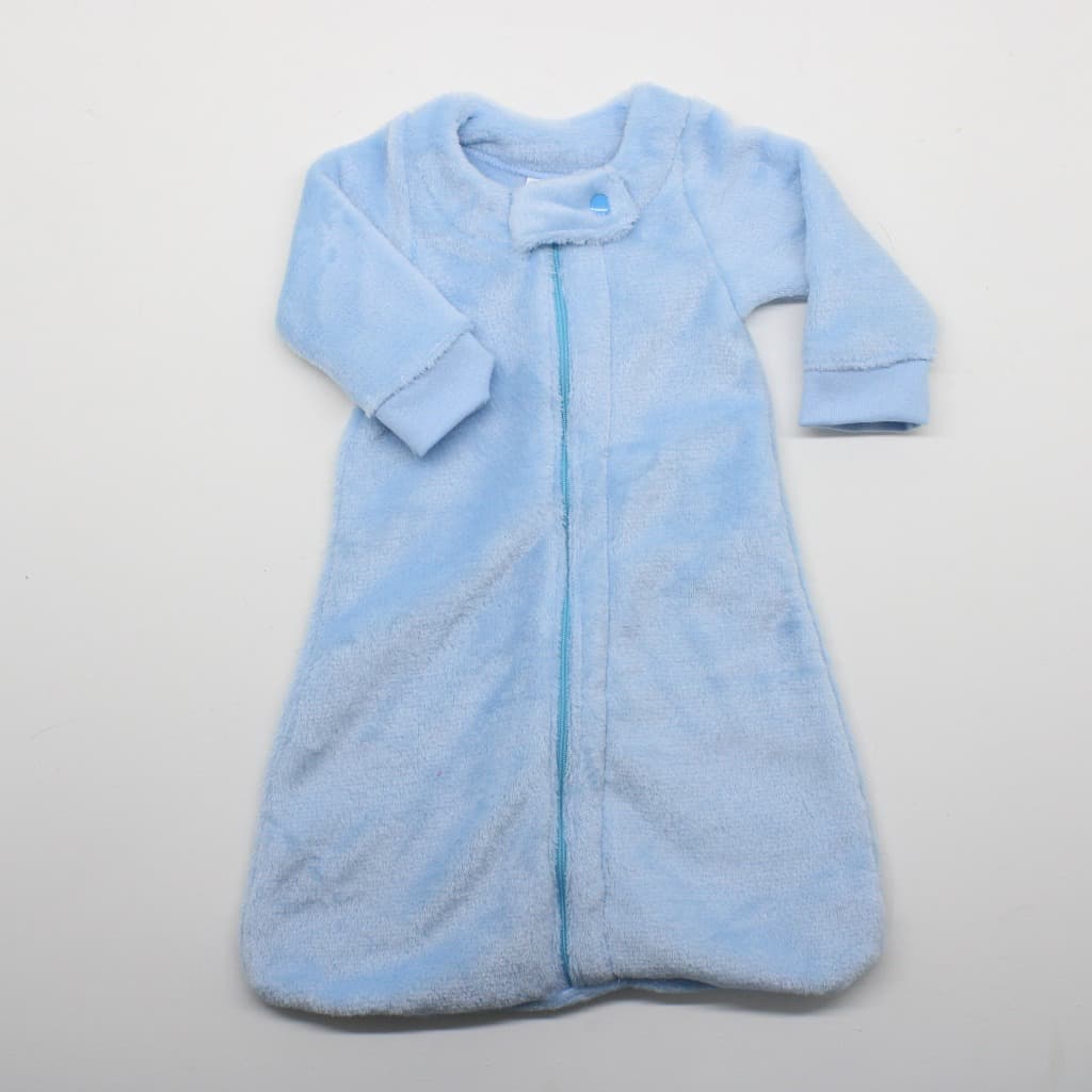 Saco de Dormir Bebê Prematuro em Fleece Azul Bebê