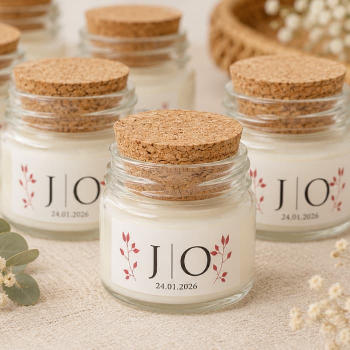 Kit 10 Mini Velas Aromáticas Personalizadas Lembrancinha Casamento Chá De Bebê Aniversário