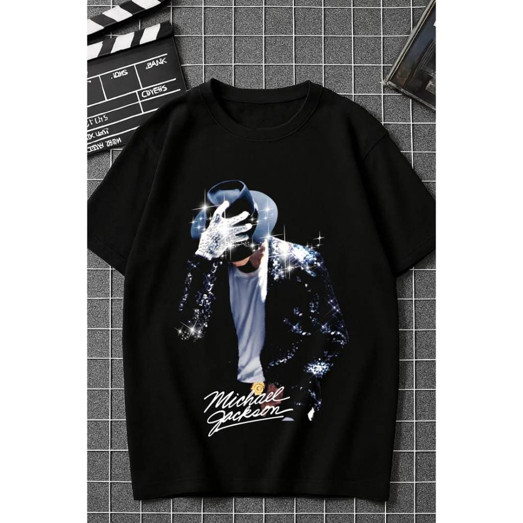 CAMISA DE ALGODAO 100% UNISSEX BABYLOOK MICHAEL JACKSON TODOS OS TAMANHOS PERSONALIZADA