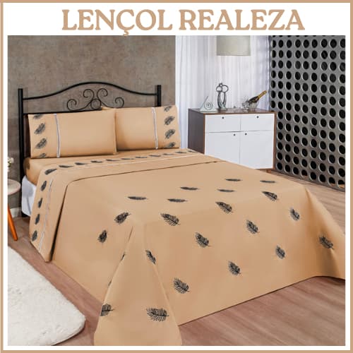 ✨ Lençol Realeza - Super King 3 ou 4 peças - Toque Suave Premium ✨