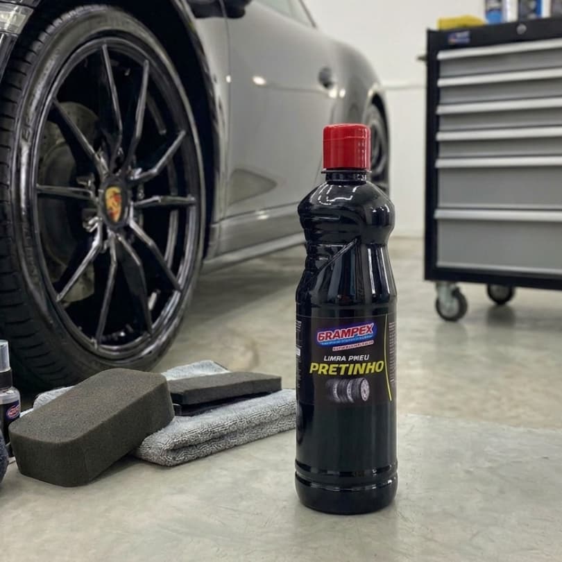 Pretinho Para Pneu 500ml | Automotivo, Líquido, Carro, Moto