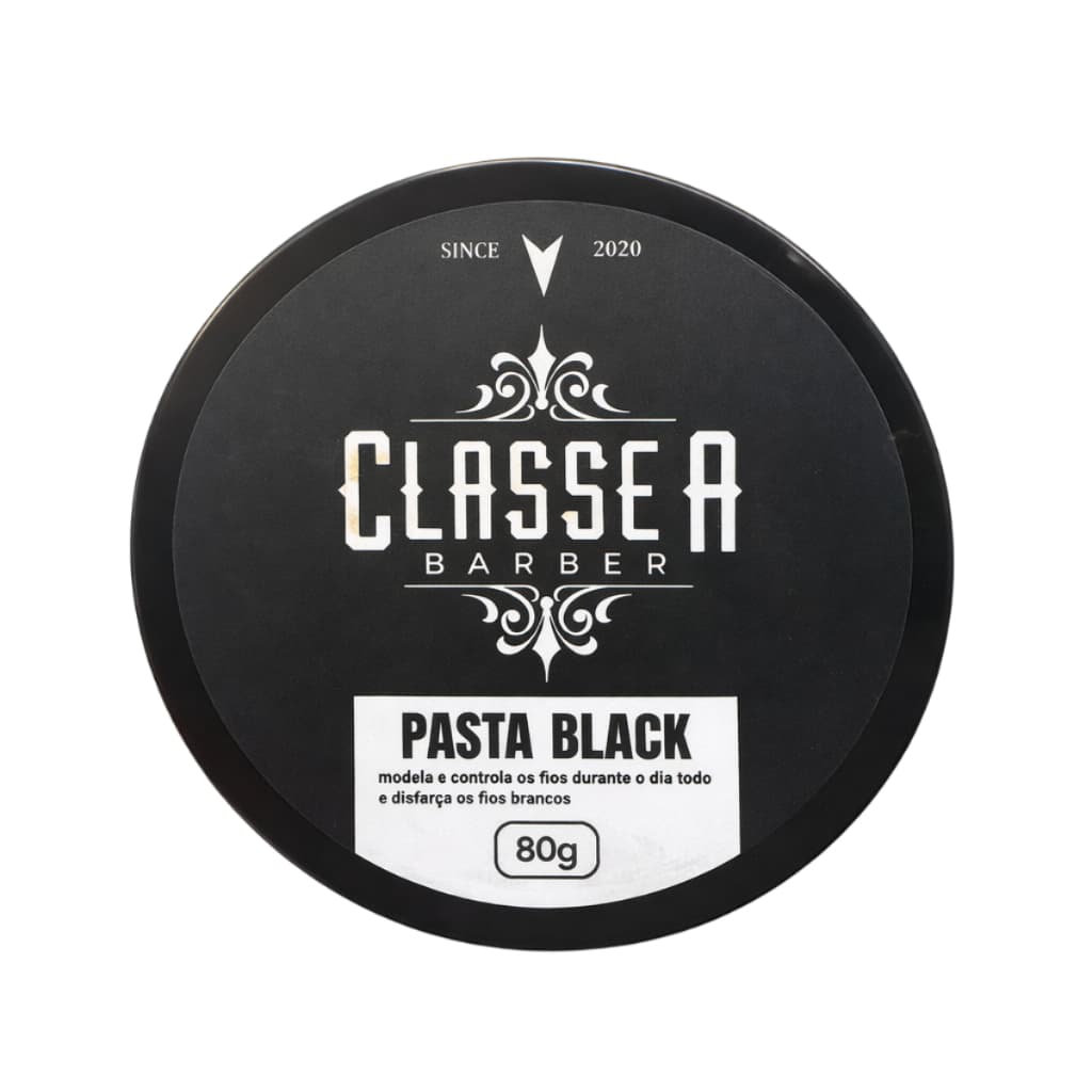 Pasta Black Modeladora Classe A 80g Disfarça Fios Brancos