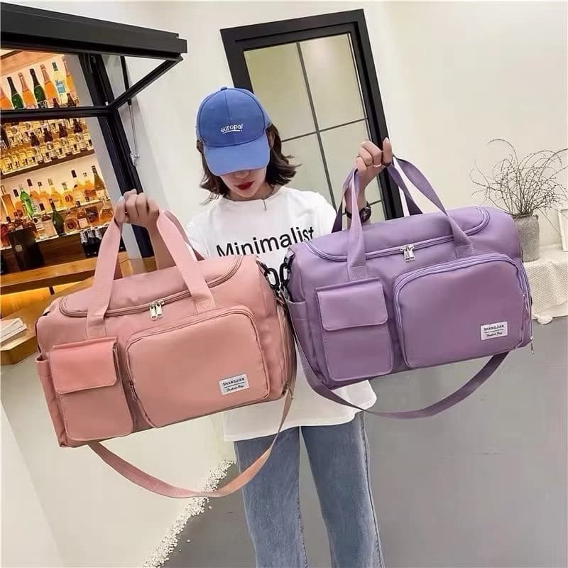 Bolsa Mala de Viagem Academia Grande Capacidade Multifuncional Feminina Masculina
