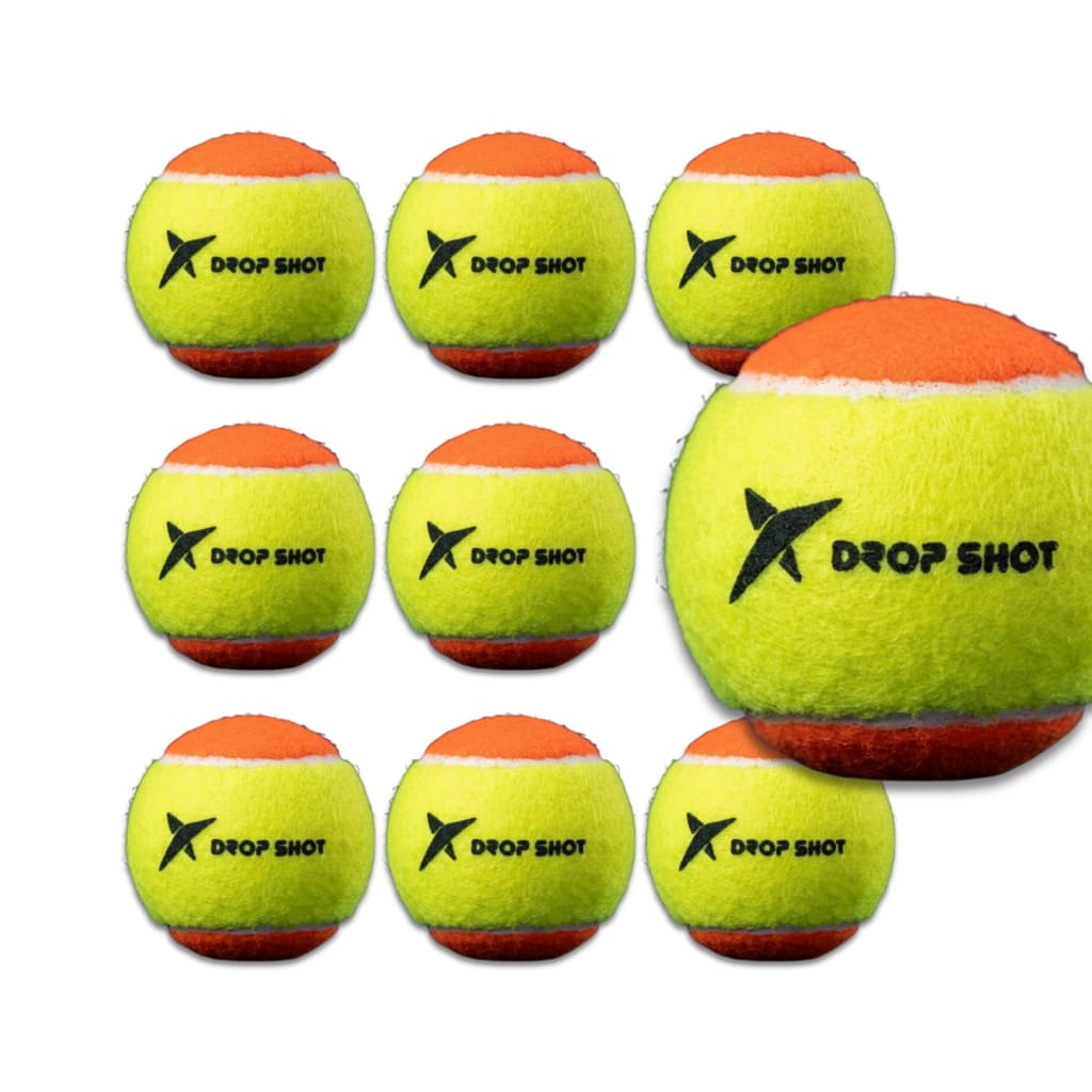 Kit C/ 9 Bolinhas Drop Shot Beach Tennis Approved Stage 2