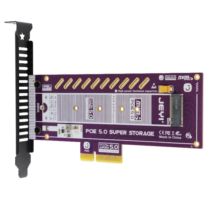 Adaptador Ssd M.2 Nvme Gen5 Para Pci-e 5.0 X4 X8 X16 128gbps