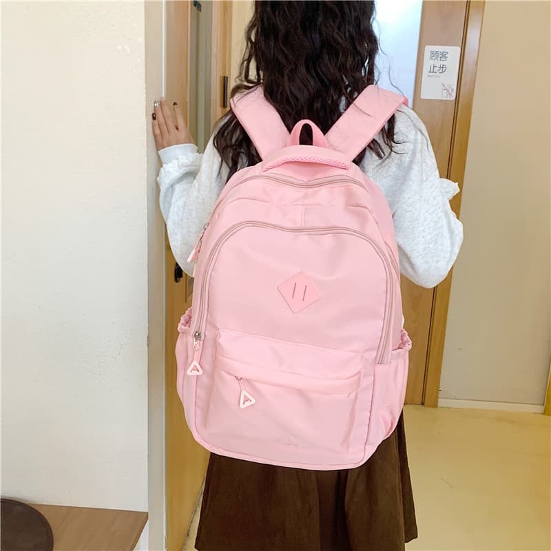 Mochila Bolsa Feminina Casual Para Escolar Trabalha Viagem Passeio Grande Capacidade Modelo Novo Ano