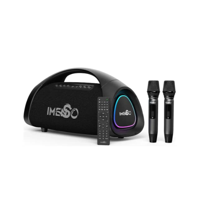 Caixa De Som Imenso X73 200w Rms 30000mah Rgb Ipx6 C/ 2 Mic Cor Preto Caixa De Som Imenso X73 200w Rms 30000mah Ipx6