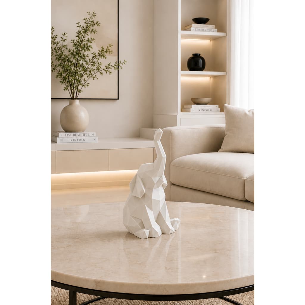 Elefante Decorativos Família Geométricos Modernos para Sala - Quarto - Escritório - Decoração
