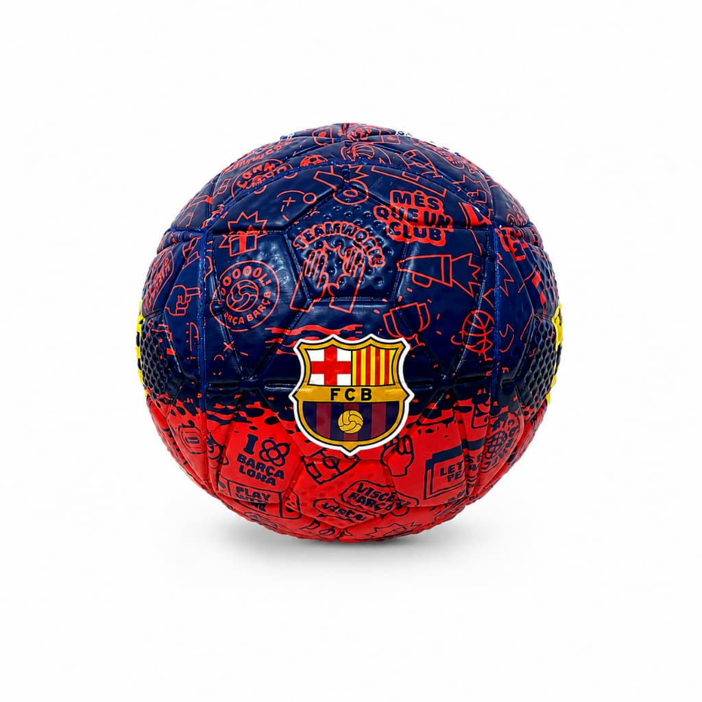 Mini Bola Futebol FC Barcelona Kids Licenciada Futebol e Magia - Oficial